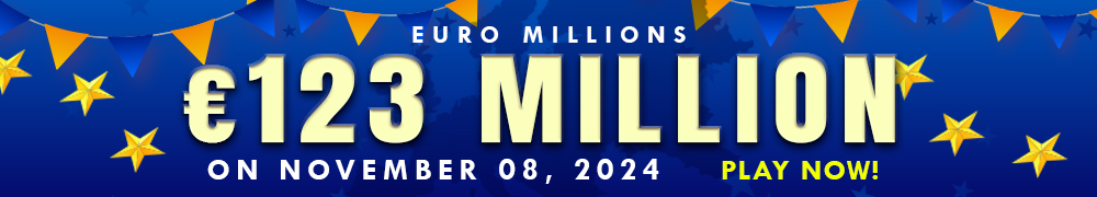 Euro Millions Rollover EUR 123 Million on November 08, 2024