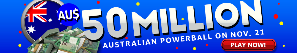 AU$ 50 Million on November 21, 2024 in the Australian Powerball Draw