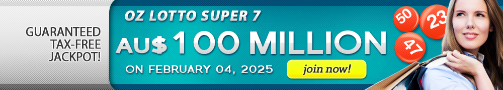 Start Winning BIGGER, MULTI-MILLIONS Jackpots AU$ 100 Million on February 04, 2025!