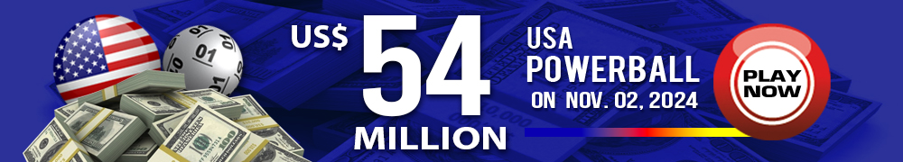 Start Winning BIGGER MULTI-MILLION Jackpots US$ 54 Million from USA Powerball on November 02!