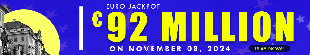 EuroJackpot: EUR 92 Million on November 08, 2024