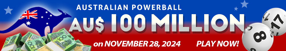 AU$ 100 Million on November 28, 2024 in the Australian Powerball Draw